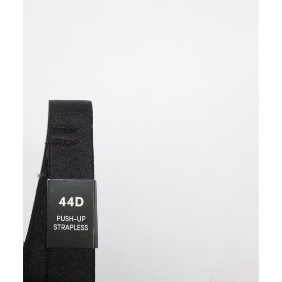 Torrid Curve Push Up Strapless Size 44D Black Beige Lace Wired Padded Bra NWT - Picture 4 of 15